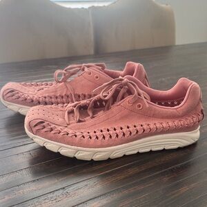 Nike Women's Pink Woven Sneakers